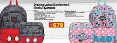 DİSNEY LOTUS BESLENMELİ İLKOKUL ÇANTASI indirimli fiyat DİSNEY LOTUS BESLENMELİ İLKOKUL ÇANTASI fiyat ve kampanya bilgisi